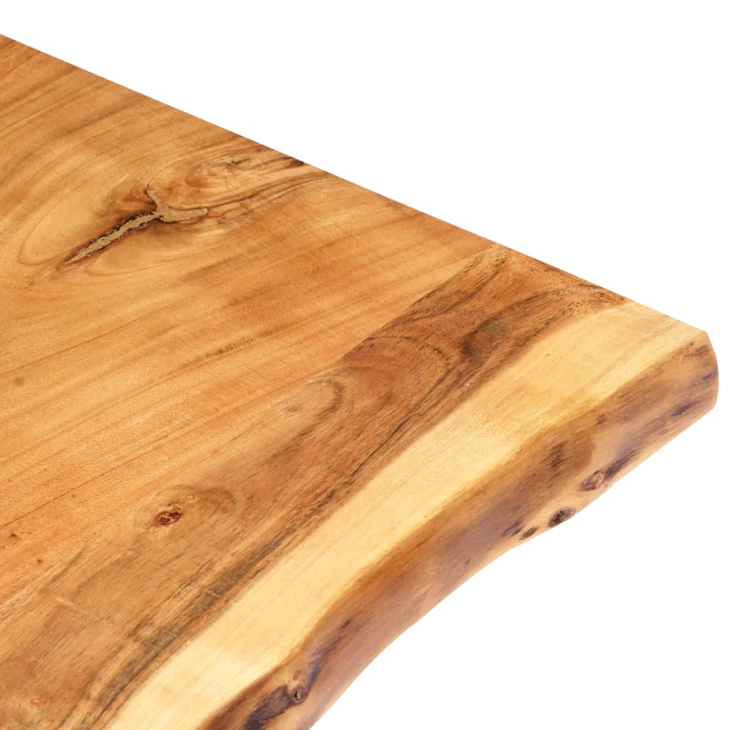 Table Top Solid Acacia Wood 100x(50-60)x3,8 cm