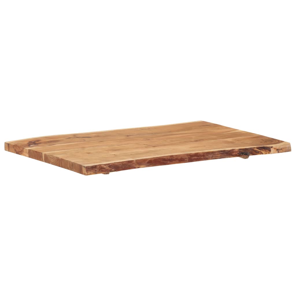 Table Top Solid Acacia Wood 100x(50-60)x3,8 cm