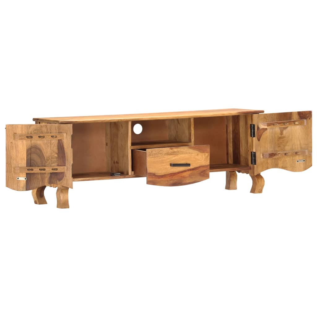 TV Cabinet 115x30x42 cm Solid Sheesham Wood