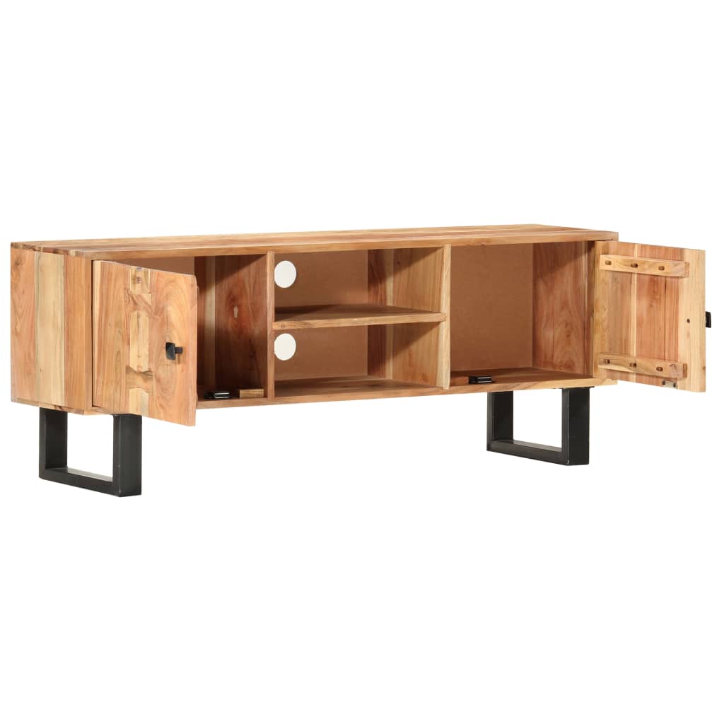 TV Cabinet 118x30x45 cm Solid Acacia Wood