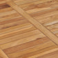 Garden Dining Table 80x80x80 cm Solid Teak Wood