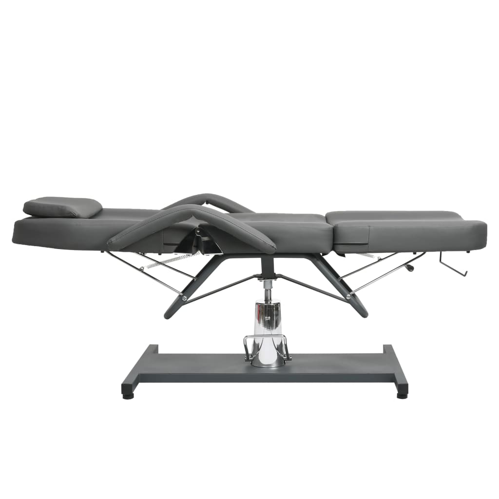 Massage Table Grey 180x62x(87-112) cm