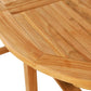7 Piece Garden Dining Set Solid Teak Wood (44684+3x43041)