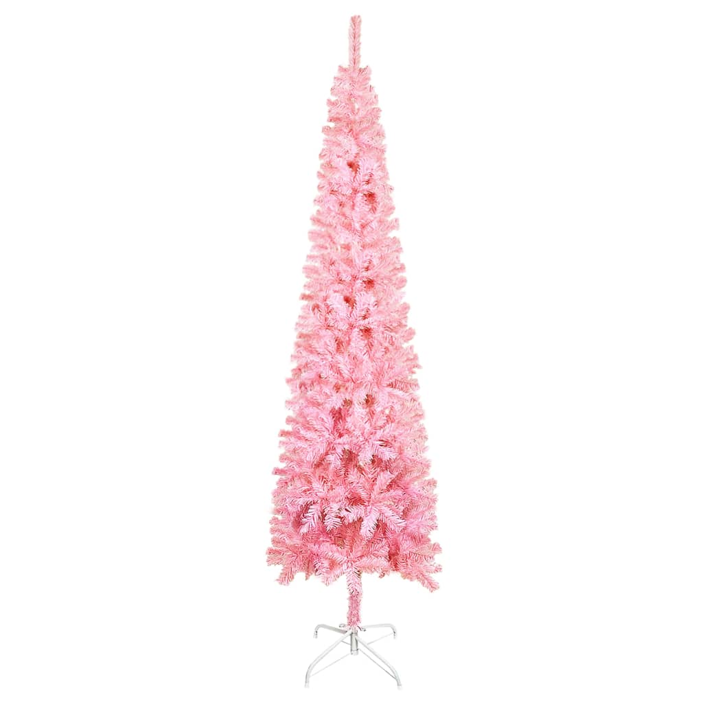 Slim Christmas Tree Pink 150 cm