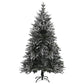 Artificial Christmas Tree with Flocked Snow Green 210 cm PVC&PE