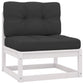 5 Piece Garden Lounge Set with Cushions Solid Pinewood (805716+805731+805736)