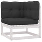 6 Piece Garden Lounge Set with Cushions Solid Pinewood (805731+805736+805746)