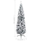 Slim Artificial Christmas Tree with LEDs&Ball Set Green 240 cm