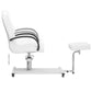 Massage Chair with Footrest White 127x60x98 cm Faux Leather