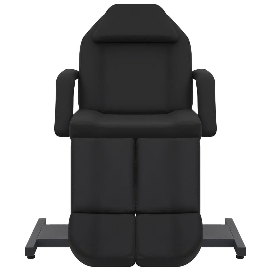 Beauty Treatment Chair Faux Leather Black 180x62x78 cm