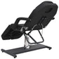 Beauty Treatment Chair Faux Leather Black 180x62x78 cm
