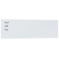 Wall-mounted Magnetic Board White 100x30 cm Tempered Glass