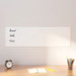 Wall-mounted Magnetic Board White 100x30 cm Tempered Glass