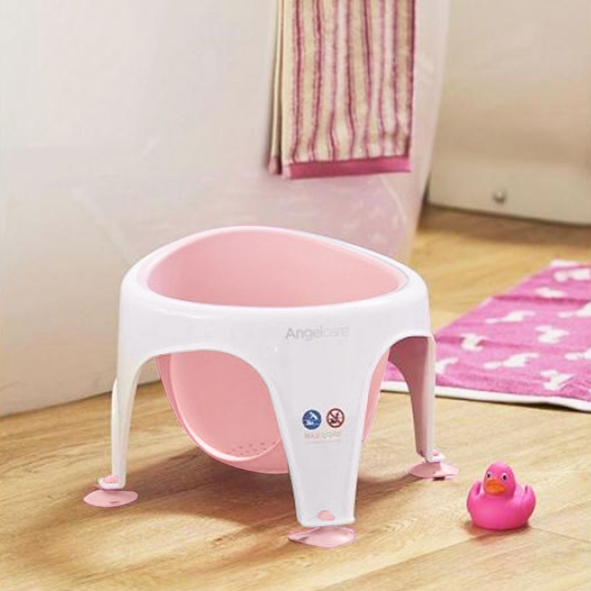 Angelcare AC587 Baby Bath Soft Touch Ring Seat - Pink