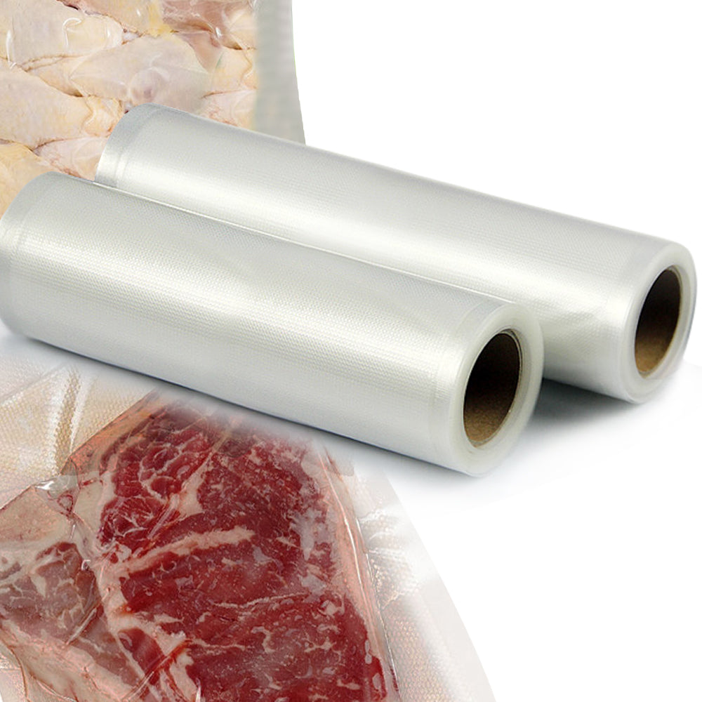 2x Vacuum Food Sealer Storage Rolls 6mx22cm