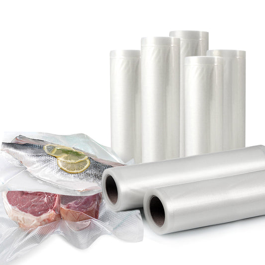 10x Vacuum Food Sealer Storage Rolls 22cm 28cm