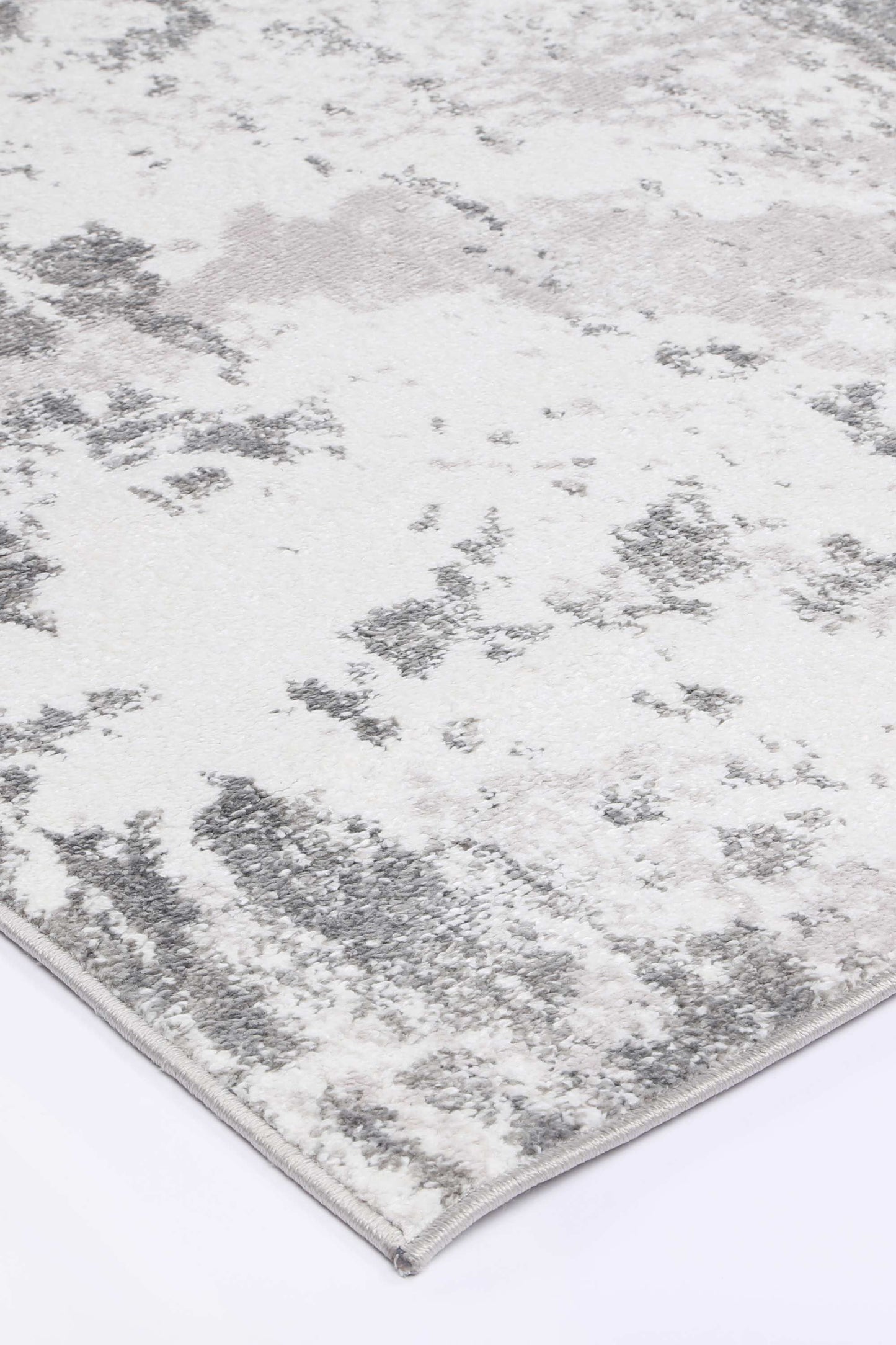 Ermina Modern Abstract Light Grey Rug