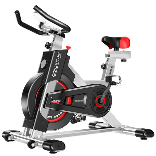 Powertrain IS-500 Heavy-Duty Exercise Spin Bike Electroplated - Silver