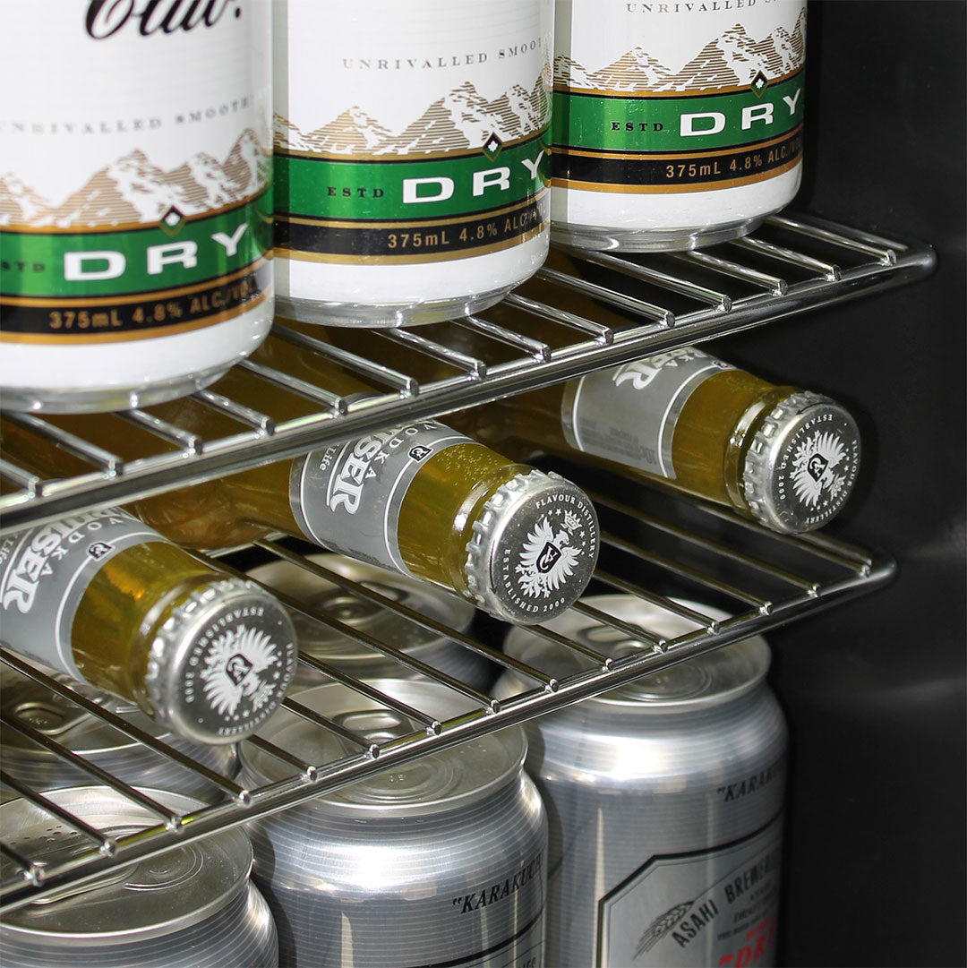 Schmick Glass Door Mini Bar Fridge With Lock / 38 Cans