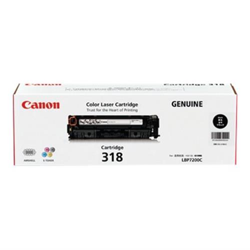 CANON CART318BK BLACK TONER FOR LBP7200CDN LBP7680CX 3.4K