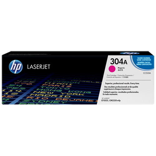 HP CC533A MAGENTA TONER 2800 PAGE YIELD FOR CLJ CP2025 CM2320MFP