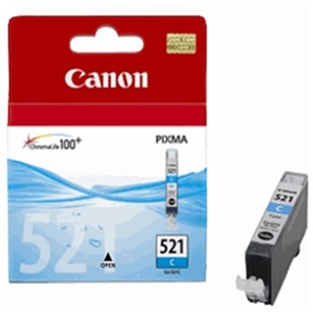 CLI-521C CYAN INK CARTRIDGE IP360046004700 MP540 550 620630640980990 MX860 870