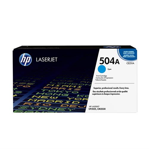 HP CE251A CYAN TONER 7000 PAGE YIELD FOR CP3520 CM3530