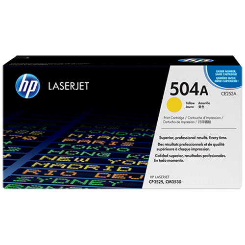 HP CE252A YELLOW TONER 7000 PAGE YIELD FOR CP3520 CM3530