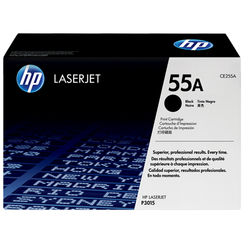 HP 55A BLACK TONER 6000 PAGE YIELD FOR LJ P3015