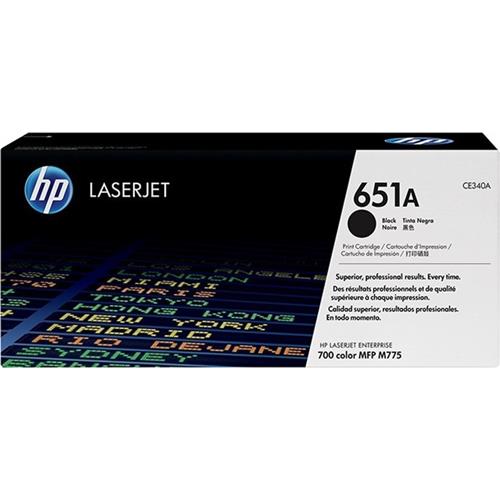 HP 651A LJ M775 BLACK TONER CARTRIDGE YIELD 13.5K PAGES