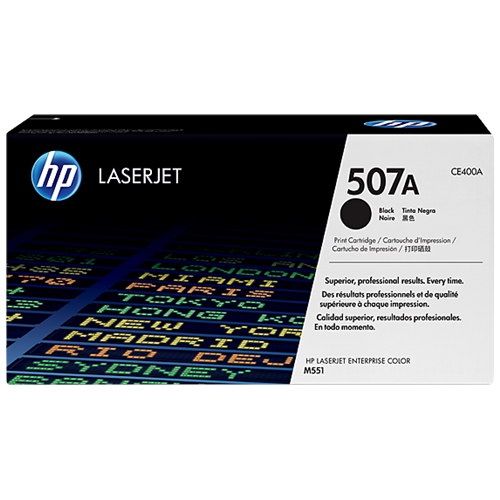 HP 507A BLACK TONER 5500 PAGE YIELD FOR M551