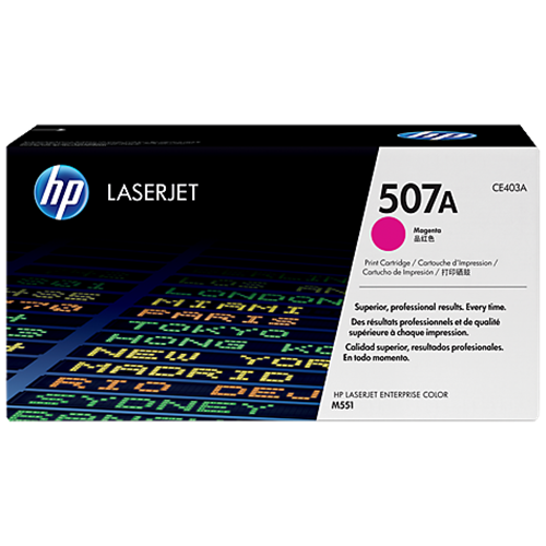 HP 507A MAGENTA TONER 6000 PAGE YIELD FOR M551