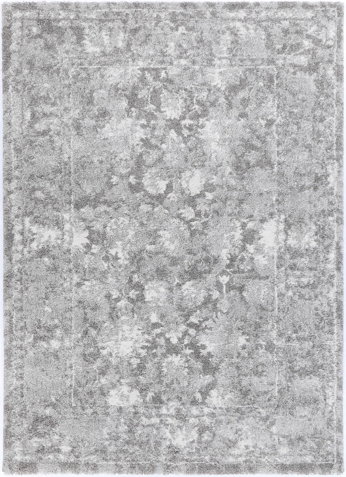 Yuzil Grey Floral Rug