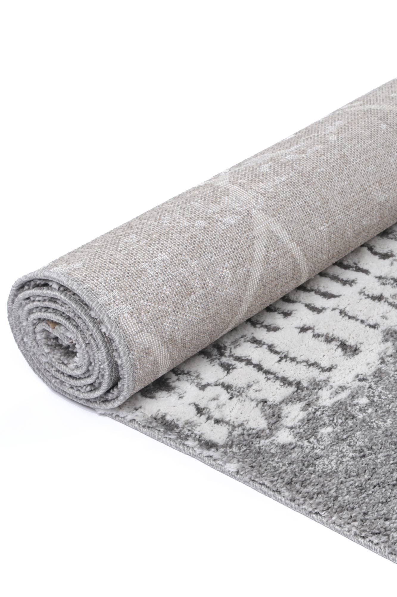 Yuzil Grey Abstract Rug