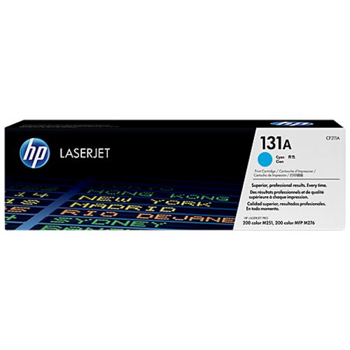 HP 131A CYAN TONER 1800 PAGE YIELD FOR LJ PRO M251/M276