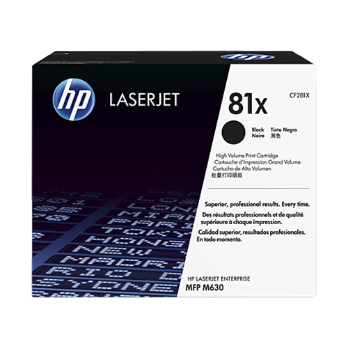 HP 81X BLACK LASERJET TONER CARTRIDGE