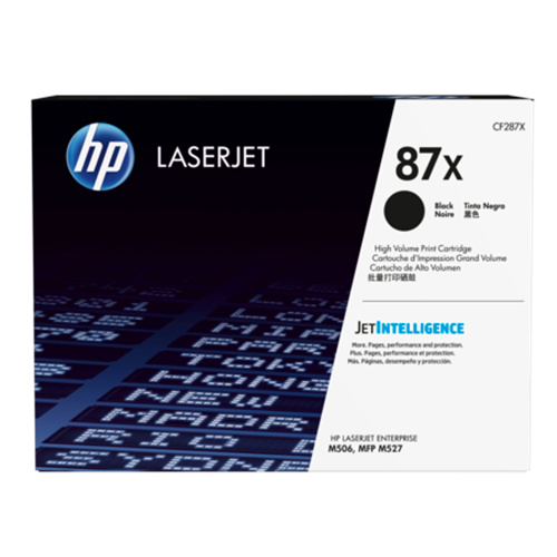 HP 87X BLACK LASERJET TONER CARTRIDGE 18K LJET ENT M506 /M527