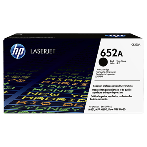 HP 652A BLACK LASERJET TONER CARTRIDGE