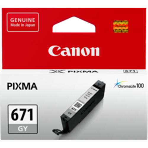 CANON CLI671GY GREY INK TANK FOR MG5760BK MG6860 M7760