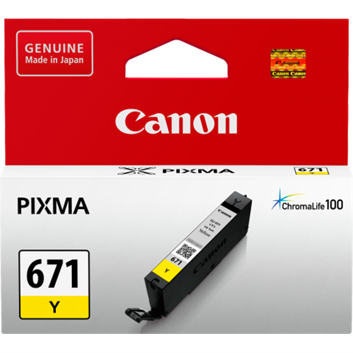 CANON CLI671Y YELLOW INK TANK FOR MG5760BK MG6860 M7760