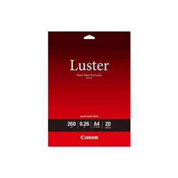 A4 PROFESSIONAL LUSTER TEXTURE 260 GSM 20 SHEETS PER PACK FOR PIXMA PRO