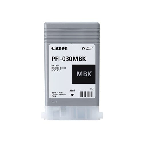 PFI-030MBK MATTE BLACK INK FOR TA RANGE - 55ML