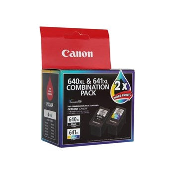 PG640XLCL641XL 1X PG-640XL BLACK 1 X CL-641XL COLOUR INK CARTRIDGE COMBO PACK