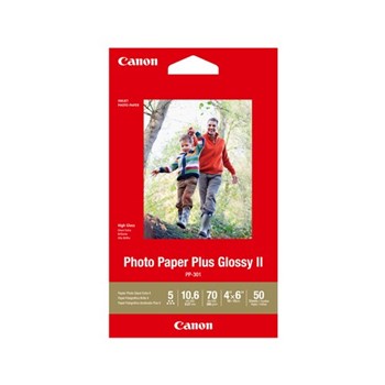 CANON PP3014X6-50 50 SHTS 260 GSM PHOTO PAPER PLUS GLOSSY II