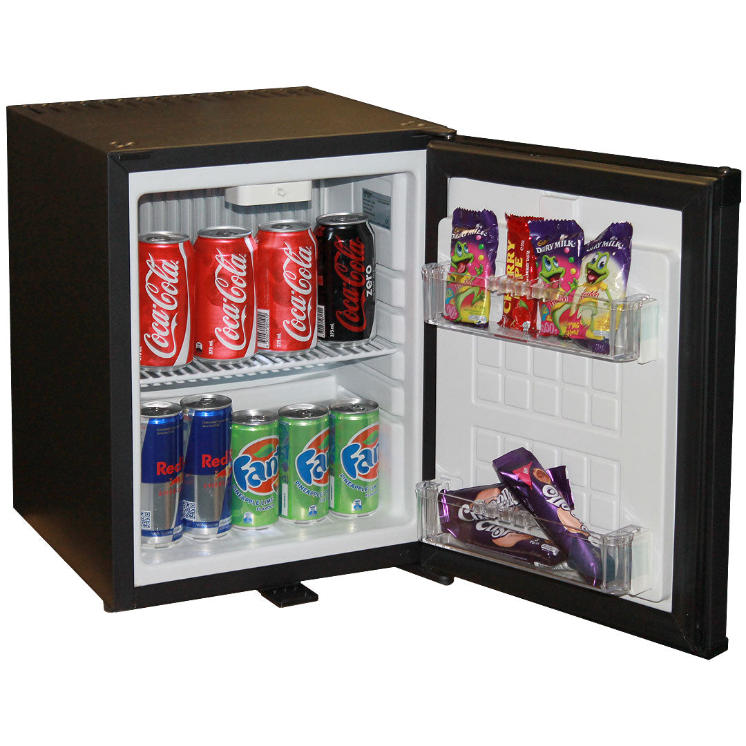 Silent Mini Bar Fridge Under 400mm Deep, Great PC Gamer Fridge