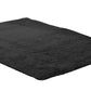 New Designer Shaggy Floor Confetti Rug Black 120x160cm