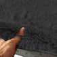 New Designer Shaggy Floor Confetti Rug Black 120x160cm