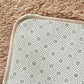 New Designer Shaggy Floor Confetti Rug Tan 80x120cm