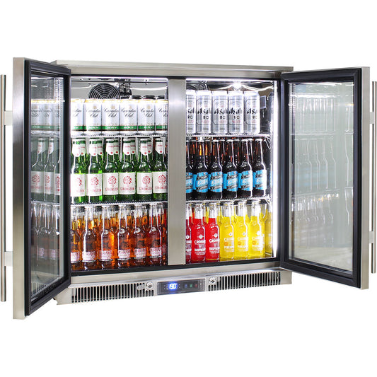 Outdoor Rhino ENVY Bar Fridge Coldest Beer 43ºC+ Best Alfresco 316 Marine Grade Stainless Quiet With No Condensation