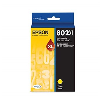 EPSON 802XL YELLOW INK DURABRITE FOR WF-4720 WF-4740 WF-4745